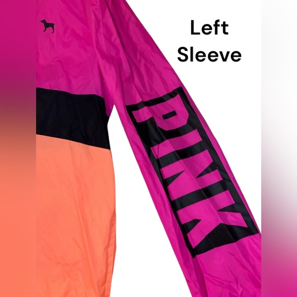 💕3/$30💕 Victoria's Secret PINK Windbreaker Jacket Size XS / S - Picture 6 of 11